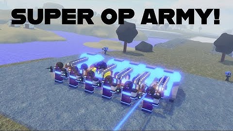 NEW OP Army Setup! Crazy Damage! Noob Army Tycoon