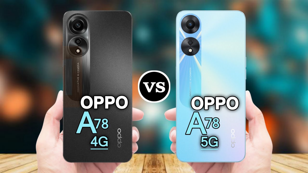 OPPO A78 4G  Sin 5G, pero con cambios 