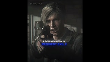 Leon RE2 vs RE4 🔥| [4K] | Resident Evil #shorts ib: @HeistRE
