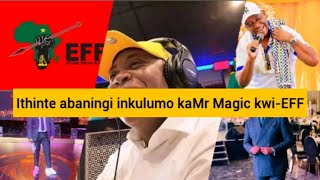 Ihlabe abaningi umxhwele inkulumo kaLinda"mr magic"Sibiya KwiI-EFF🔥[Watch]