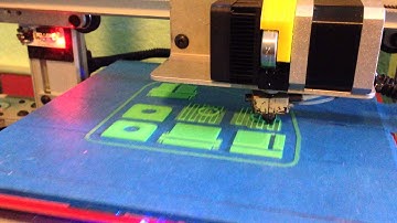 Ord Bot Hadron 3D printer printing Ord Bot Hadron parts for a SainSmart based build