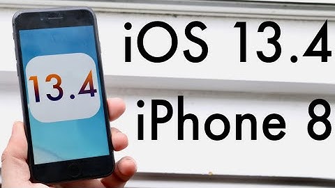 iOS 13.4 On iPhone 8! (Review)