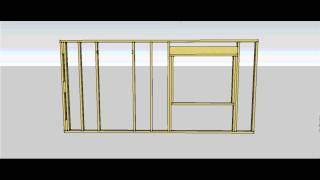 This video shows the names of the members of a typical wall frame and my sequence of construction.