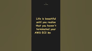 AWS EC2 Instance | That real scary moment | At A Glance! | #aws #ec2instance #ec2 #memes #technical