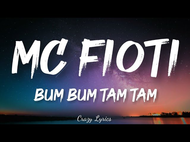 MC Fioti - Bum Bum Tam Tam (KondZilla) | Official Lyrics Video class=