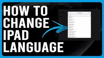 How To Change iPad Language (How To Switch/Adjust iPad Language)