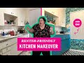 Renter-Friendly Kitchen Makeover on a Budget | Contact Paper Cabinets