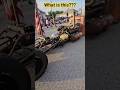 Mid engine v8 diesel helicopter engine in rat rod