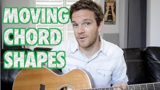 Moving Open Guitar Chord Shapes chords