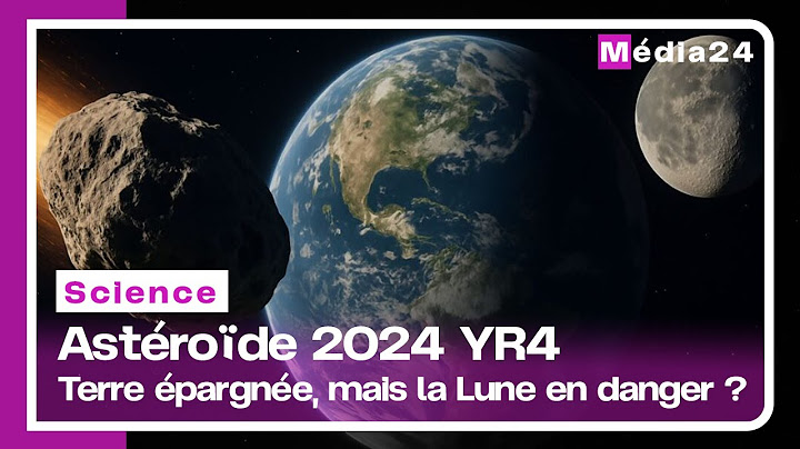 Astéroïde 2024 YR4 : La Terre épargnée, mais la Lune est-elle en danger ? #Astéroïde #AlerteSpatiale