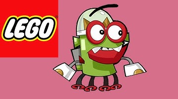 How to Build LEGO Mixels  Rokit & Burnard Mix - Stop Motion Build | Bricks and Clay Play