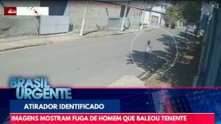 Footage shows getaway of man who allegedly shot Rota lieutenant | Brasil Urgente