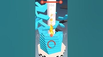 Stack Ball 🏀 Level 4 Gameply #shorts #youtubeshorts #stackball #aigamingyt