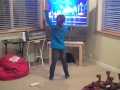 Bella sings Glee in Wii