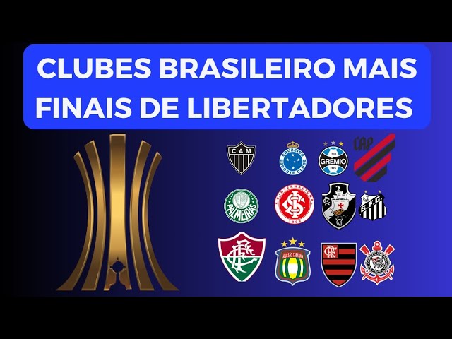 TIMES BRASILEIROS COM MAIS FINAIS DE LIBERTADORES! #shorts 