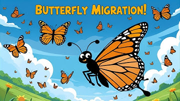 Monarch Butterfly Migration Explained for Kids | Fun Animal Science