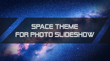 Space Theme 🚀 Template for Photo Slideshow