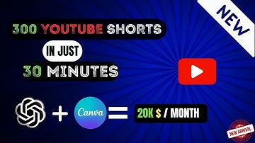 Unbelievable: Made 300 YouTube Shorts in 30 MINUTES! #bulkcreate