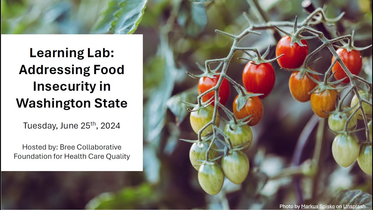 Learning Lab: Addressing Food Insecurity in Washington State - YouTube