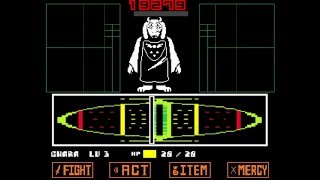 Undertale - Toriel Boss Fight (Genocide Run)