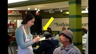 Официантка покормила бездомного, но была поражена, узнав кто это на самом деле Официантка покормила бездомного, но была поражена, узнав кто это на самом деле