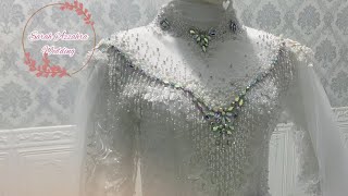 GAUN PENGANTIN SLIM PUTIH ANGGUN MEWAH MURAH UNTUK AKAD!