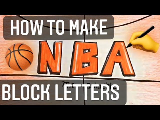 nba basketball letters