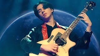 Video thumbnail of "Moonlight Sonata on One Guitar - Marcin (Live Performance)"