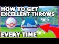 HOW TO EXCELLENT THROW KYOGRE EVERY TIME IN POKEMON GO NEW UPDATE ONLY