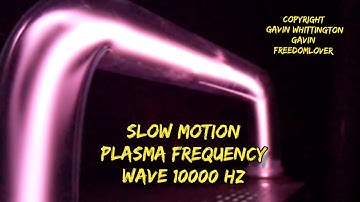 Rife Machine Plasma frequency wave 10,000 Hertz , slow motion , resonant light, speakers on !!!