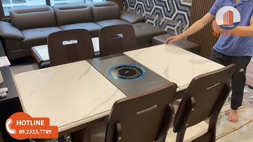 BÀN ĂN THÔNG MINH CÓ BẾP TỪ CỰC TIỆN NGHI KHI SỬ DỤNG