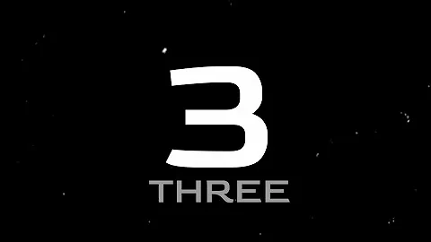 Countdown  Timer - 3 seconds with womens voice