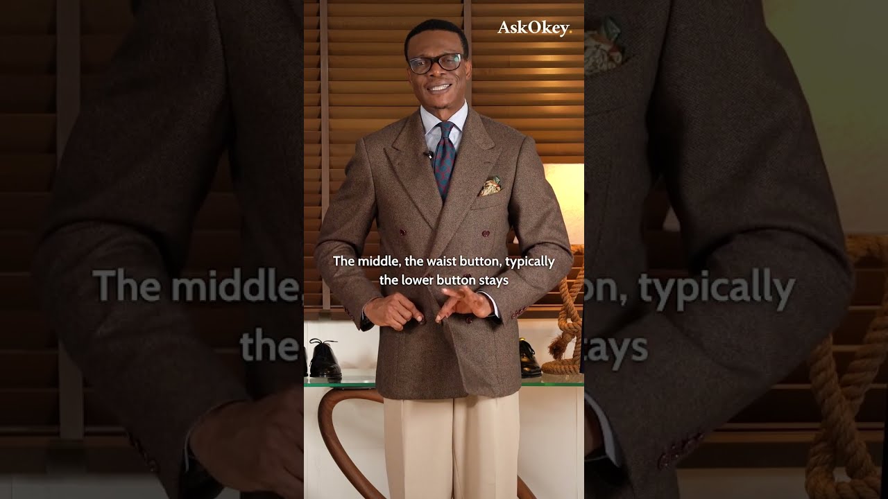 Double Breasted Jacket Tips for Beginners | Must Watch #shorts