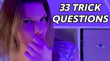 ASMR Riddles With Answers (33 Trick Questions) - 2024