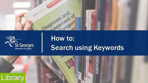 EBSCO - How to search using Keywords