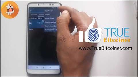 Create Mycelium Bitcoin wallet & export private key || Truebitcoiner.com