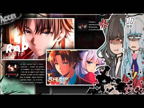 Classroom of the Elite (Classes A, B, C, and D) React: Manipulator and Chess Game | Kaito and Shiny