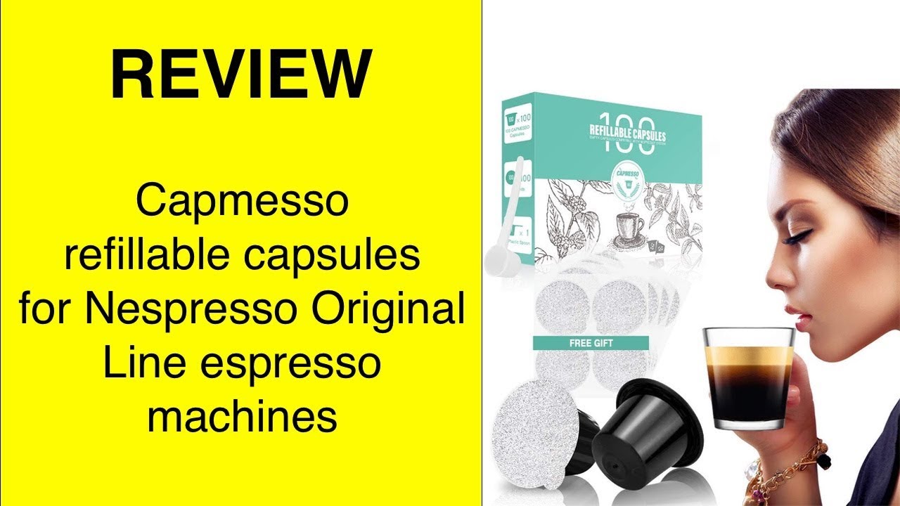 CAPMESSO Reusable Espresso Capsules for 