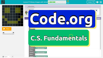 Code.org Binary Images with Artist Lesson 17.6 Answers Explained | Course D Tutorial