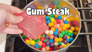 Steak Boiled In Gumballs