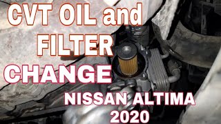 2020-2021 NISSAN ALTIMA CVT TRANSMISSION OIL AND FILTER CHANGE