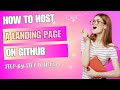 Unlock Free Webhosting With Github | Step-by-Step Tutorial