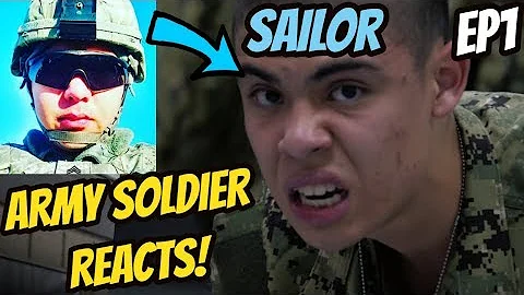U.S. ARMY SOLDIER Reacts: U.S. NAVY Boot Camp Making a Sailor: Episode 1 "Get on the Bus"