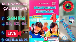 Namazov. 4-Cü Sinif Səh. 62, 63, 64 Çalışmalar