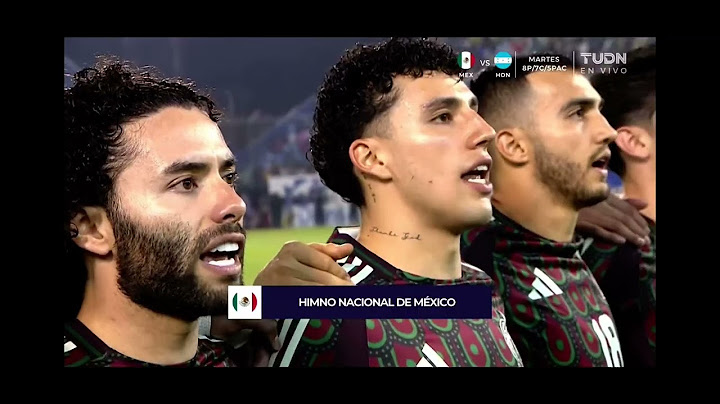 Anthem of Mexico Vs Honduras Concacaf Nations League Leg 1