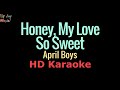 Honey My Love So Sweet - April Boys (HD KARAOKE)