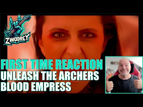 Unleash The Archers - Blood Empress - (Reaction!) - She is not human! Great Song!