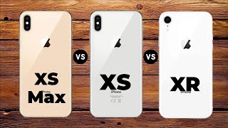 Apple iPhone XS Max Vs Apple iPhone XS Vs Apple iPhone XR