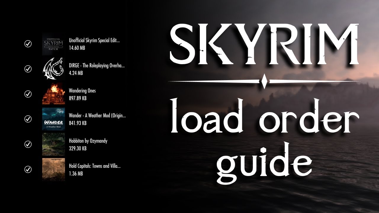 Skyrim Load Order Rules
