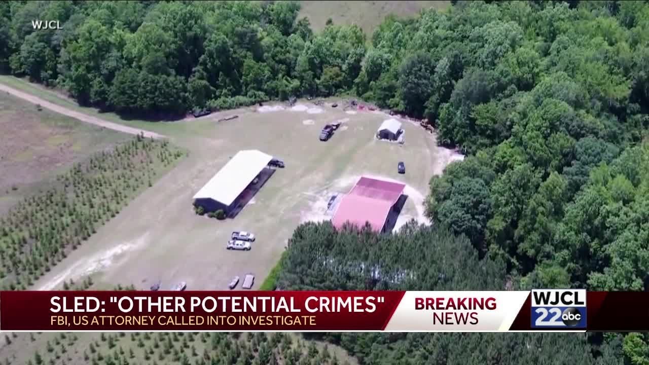 SLED agents find evidence of 'other potential crimes' stemming from